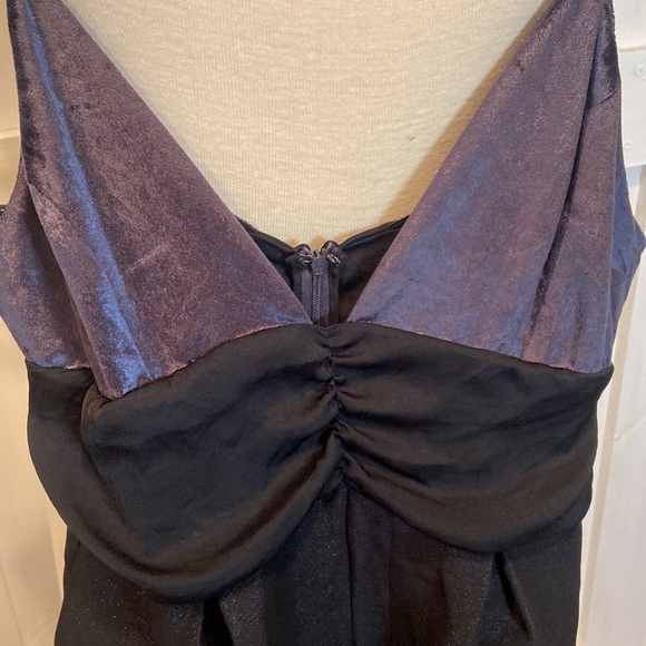 NWOT Free People Sylkie Black Velvet Romper - Picture 3 of 5